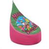 Happers Poltrona a Sacco Bambini SpongeBob Waves Poltroncina Pouf Sacco Con Imbottitura Schienale Alto Seduta Morbida Per Cameretta Angolo Lettura Uso Interno Regalo Bambino Bambina Leggera Pronta