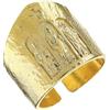 Holyart Articoli vescovili: Anello vescovile Concilio Paolo VI Dorato Argento 925