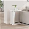 Lumanois Tavolino Bianco 35 x 25 x 50 cm Legno Multistrato,Mobili,Tavoli,Tavolini Decorativi,Tavolini,3.91kg-891184