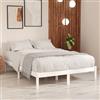 Lumanois Giroletto Bianco in Legno di Pino 160x200 cm,Mobili,Letti e telai per Letti,20kg-810028