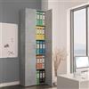 Lumanois Armadio da Ufficio Grigio Cemento 60x32x190cm Legno Multistrato, Mobili,Armadietti e portaoggetti,Archivi, 42kg-800301