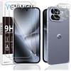 Yenwen Vetro Temperato per Google Pixel 10 Pro Fold Protezione, 2 Pezzi Vetro Temperato Pellicola Protettiva + 2 Pezzi Pellicola Fotocamera, Antigraffio, Durezza 9H, Senza Bolle