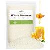 BOYUJK Cera D'api Bianca 2.3KG, Cera D'api per Candele, Pellet di Cera D'api per Prodotti Cosmetici di Qualità Ecologica, Cera D'api Biologica per Il Corpo, Cura Della Pelle, Balsamo per Labbra E Sapone