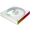 TZMRIT 140mm RGB Fan Reverse,Transwarp14 Reverse Flow ARGB Fan 140mm,Suitable for mounting on the bottom or back of the chassis (WH)