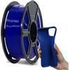 Flashforge - Filamento per stampante 3D 1,75 mm, filamenti per stampante 3D, bobina da 1 kg, precisione dimensionale +/- 0,02 mm, ecologico, senza fumo e nessun odore (blu, PLA flessibile)
