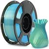 Flashforge - Filamento in seta bicolore giallo e blu, coestrusione 2 in 1, 1,75 mm, filamento per stampante 3D, bobina da 1 kg, precisione dimensionale +/- 0,02 mm, seta PLA cambia colore