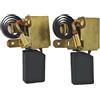 Hoppipola Portaspazzole di carbone per router 1609203V51 adatto a POF1200AE POF1400ACE Power Spare Part 2 Pezzi