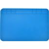ROHMRHIE Tappetino da tavolo in silicone per isolamento termico, riparazione, smontaggio, stazione di lavoro, blu