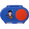 b.box Superman Porta Merenda | Mini Bento Box con 2 Scomparti a Prova di Perdite | Porta Pranzo e Porta Merenda Bambini Scuola | Lunch Box Bambini Adatto a Frutta Intera | Senza BPA
