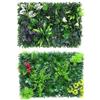 TDCuizent Pannello da parete artificiale per piante finte, 40 x 60 cm, per interni, verticale, decorazione da giardino, sfondo realistico per casa, feste di nozze (B)