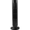 Whyzsjnclg Ventilatore portatile, ventilatore a torre, supporto a torre oscillante senza lama per camere da letto, soggiorni, cucina, 2 velocità, 13 pollici (nero), raffreddatori per camera da letto