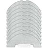 GLFLOW Panni di ricambio per mocio Vexilar per robot aspirapolvere W7, W9, W11, W15, compatibili con CLEANOVA per W7, W11, W15, panni lavabili in microfibra, confezione da 10 (10 pezzi)