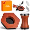 ASBRAVO Affilacoltelli Magnetico 6 Angoli Diamantato 400/1000 Grit