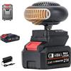 Generico Riscaldatore Portatile a Batteria per Uso Interno, Riscaldatore Wireless Ricaricabile per Ufficio, Campeggio E Tende, Sbrinatore per Finestrini Auto, Riscaldatore a Lunga Durata(5 cell battery*1)