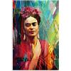 DFBFMO Frida Kahlo Portrait Wall Decor Poster e stampa HD su tela Wall Art Decor Stampa su tela per soggiorno Pittura Camera da letto Immagine su tela Opera d'arte Modern Home Decor Frameless,30x40cm