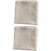 OKUMEYR Set 2 Pezzi Canovacci da Cucina in Cotone Non Sbiancato per Filtraggio Formaggi e Tofu, Tessuto Traspirante e Resistente Colore Kaki per Uso Alimentare