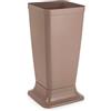 Acan Tradineur Portaombrelli in plastica quadrata modello Wet, design moderno, portaombrelli, decorazione, made in Spagna, 51,5 x 26 x 26 cm