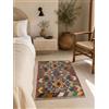 HAMID - Tappeti Kilim, Tappeto Kilim Herat, Tappeto etnico, Tappeti Kilim per soggiorno, Tessuto a mano, 100% Lana, Kilim per soggiorno, camera da letto, sala da pranzo, (86x58 cm)