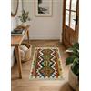 HAMID - Tappeto Kilim Herat, Tappeto Kilim, Kilim Tappeti, 100% Lana, Tessuta a Mano, Tappeti Etnico per Soggiorno, Camera da Letto, Sala da Pranzo,(88x61cm)