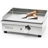Jocca, Piastra Teppanyaki Professionale Acciaio Inox, Controllo Temperatura 1700W, Barbecue da Tavolo, Compatta e Versatile, Dimensioni 41,1x29,7x18,5 cm