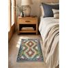 HAMID - Tappeti Kilim, Tappeto Kilim di Herat, Tappeto etnico, Tappeti Kilim per soggiorno, Tessuto a mano, 100% lana, Kilim per soggiorno, camera da letto, sala da pranzo, (87x58 cm)