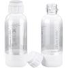 Rosenstein & Söhne gasatore d'acqua da campeggio: Set da 2 PET bottle for beverage carbonators, 0,5 litri, privo di BPA (sifone per bottiglie di anidride carbonica, seltzermaker, soda)