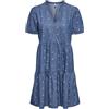 ONLY Onlnova Azure S/S Thea Dress Wvn, Media Blu Denim, XS Donna