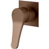 Mariner Kobra miscelatore monocomando per rubinetto lavabo, per corpo incasso smart, KOB1111-PRS, Kobra rame spazzolato [Rubinetteria Bagno > Ricambi Rubinetteria Bagno]
