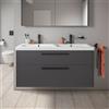 Duravit D-Code mobile con lavabo doppio, 2 scomparti estraibili, 24001200002+DC46740BD490000, D-Code [Mobili da Bagno > Mobili con Doppio Lavabo]