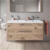 Duravit D-Code mobile con lavabo doppio, 2 scomparti estraibili, 24001200002+DC4674010550000, D-Code [Mobili da Bagno > Mobili con Doppio Lavabo]
