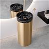neoro n50 lavabo da appoggio in marmo con colonna di design Ø 40 A: 90 cm, BN0832SD+BN0834BG, n50 nero argentato marmorizzato [Lavabi > Lavabi a Pavimento]
