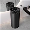 neoro n50 lavabo da appoggio in marmo con colonna di design Ø 40 A: 90 cm, BN0832SD+BN0834BB, n50 nero argentato marmorizzato [Lavabi > Lavabi a Pavimento]