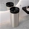 neoro n50 lavabo da appoggio in marmo con colonna di design profilata Ø 40 A: 90 cm, BN0832LG+BN0835BS, n50 nero dorato marmorizzato [Lavabi > Lavabi a Pavimento]
