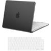 MOSISO Custodia Compatibile con MacBook Neo 13 pollici Cover Modello A3404 Versione 2026 con Chip A18 Pro, Case Rigida Antigraffio&Copritastiera, Ideale per Ufficio, Viaggi, Nero