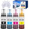 Nextpage 104 inchiostri a sublimazione multipack compatibili con Epson EcoTank ET-1810/ET-2710/ET‑2711/ET-2712/ET-2714/ET-2715/ET-2720/ET-2721/ET-2726/ET-2810/ET-2811/ET-281/ET-281/ET-281/ET-281/ET