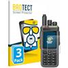 brotect Pellicola Vetro per Radtel RT-880 | 3 Pezzi Opaca Protezione Schermo Made in Germany Anti-Riflesso Durezza 9H Anti-Graffio