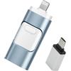 Suoxiom Chiavetta USB 64 GB per iPhone, No App Needed, 4 in 1 per Phone/iPad/Android/PC, unità flash con backup plug-and-play per foto e video, trasmissione rapida