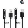 yystao (2 pezzi) Cavo per Alutoria A22 Smart Watch 1.54, stabile cavo di ricarica USB magnetico compatibile con Alutoria A22