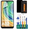 SRJTEK Per Samsung Galaxy A02 Schermo LCD Per Samsung A02 Sostituzione Schermo A022 Display LCD SM-A022F Touch Digitizer Assemblaggio SM-A022M, SM-A022G, SM-A022G/DS Kit di Riparazione (Nero Con Cornice)