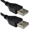 kenable Cavo USB 2.0 24AWG da A a maschio a maschio ad alta velocità nero 2 m [2 metri]