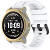 GIOPUEY Cinturini Compatibile con Amazfit T-Rex 3 PRO 44mm/Amazfit Trex 3 PRO 44mm, Morbido Silicone Cinturino [Resistente all'Usura] [Traspirante] - White