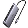UGREEN Hub USB C HDMI VGA Adattatore USB C Ethernet Gigabit 1000Mbps 9 in 1 Dock Multi Porte PD 100W 3 Uscite USB 3.0 5Gbps Compatibile con MacBook Pro MacBook Air M1 iPad Pro 2021 XPS 13 15