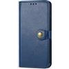 BAIDIYU Cover per Alcatel 3X 2019 Custodia, Slot Cart，Custodia a Portafoglio in Pelle PU di Lusso Custodia Flip Folio, Cover per Alcatel 3X 2019.(Blu)