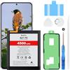 Beefix Batteria per Samsung Galaxy S21 FE (SM-G990F), 4500 mAh, ad alta capacità, batteria di ricambio per Galaxy S21 FE (EB-BG990ABY) con strumenti di riparazione professionali