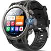 Marsyu 2026 Smartwatch Uomo(4G SIM+WiFi+GPS+180°Camera), 1,43''AMOLED Activity Tracker con 3GB RAM + 32GB ROM Videochiamate Cardiofrequenzimetro 750mAh con slot per scheda SIM Supporta chiamate,SMS e app