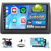Roinvou 4+64G Android 15 Autoradio per Fiat Stilo 2002-2010 CarPlay Android Auto, 9 Pollici IPS Touch Screen WI-FI GPS Bluetooth 32EQ FM/RDS SWC Telecamera Posteriore