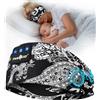 MUSICOZY Cuffie per dormire, ultra morbide, Bluetooth, per chi dorme sul fianco, stampate, colore nero
