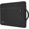 KIZUNA Custodia per laptop da 13 pollici, per MacBook Pro 14 M3 & M2 Pro 2023/MacBook Air M2 13,6/13,3, Lenovo Yoga Slim 7i Carbon/HP Envy x360 13/14,2, MateBook X Pro, colore nero