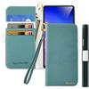 Butnyeoe Cover per Samsung Galaxy S10e Case,Custodia Samsung S10e Libro,Trama Litchi PU Pelle Protettiva Portafoglio Flip/Folio Wallet Case Con Slot per Schede e Magnetica Supporto,Verde