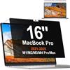 Mamol Pellicola protettiva magnetica compatibile con Apple MacBook Pro 16 pollici 2021 M1 Pro/M1 Max A2485, facile da applicare e rimuovere, anti-luce blu per MacBook Pro 16 pollici (2021)